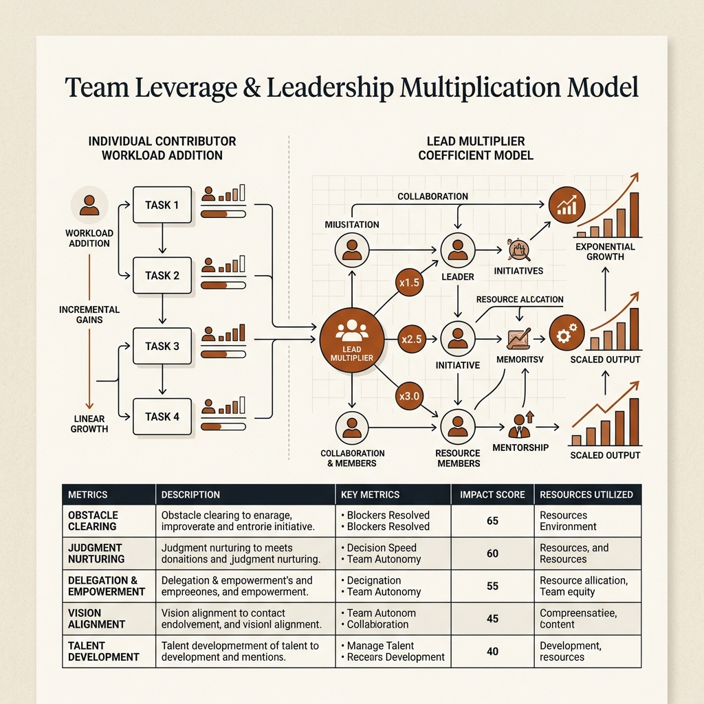 Team Leverage Multiplication Model vs Individual Addition Model